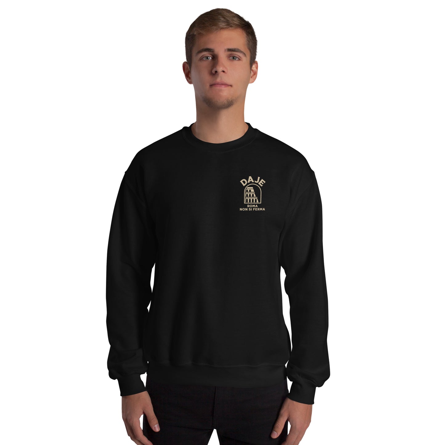 Daje Roma Sweatshirt • Italian Slang Crewneck, Rome Streetwear