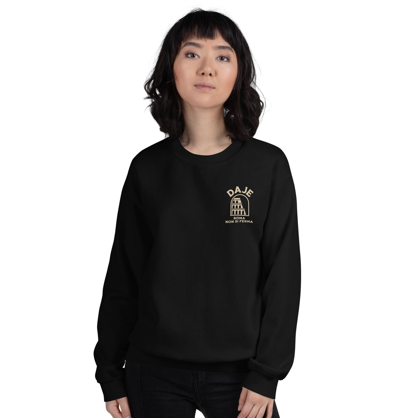Daje Roma Sweatshirt • Italian Slang Crewneck, Rome Streetwear