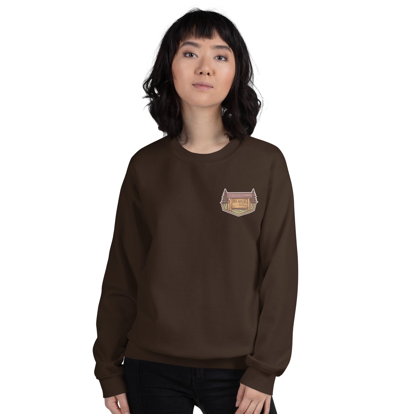 Mi Wuk Village Sweatshirt, Sierra Nevada Crewneck, Upcountry California Apparel