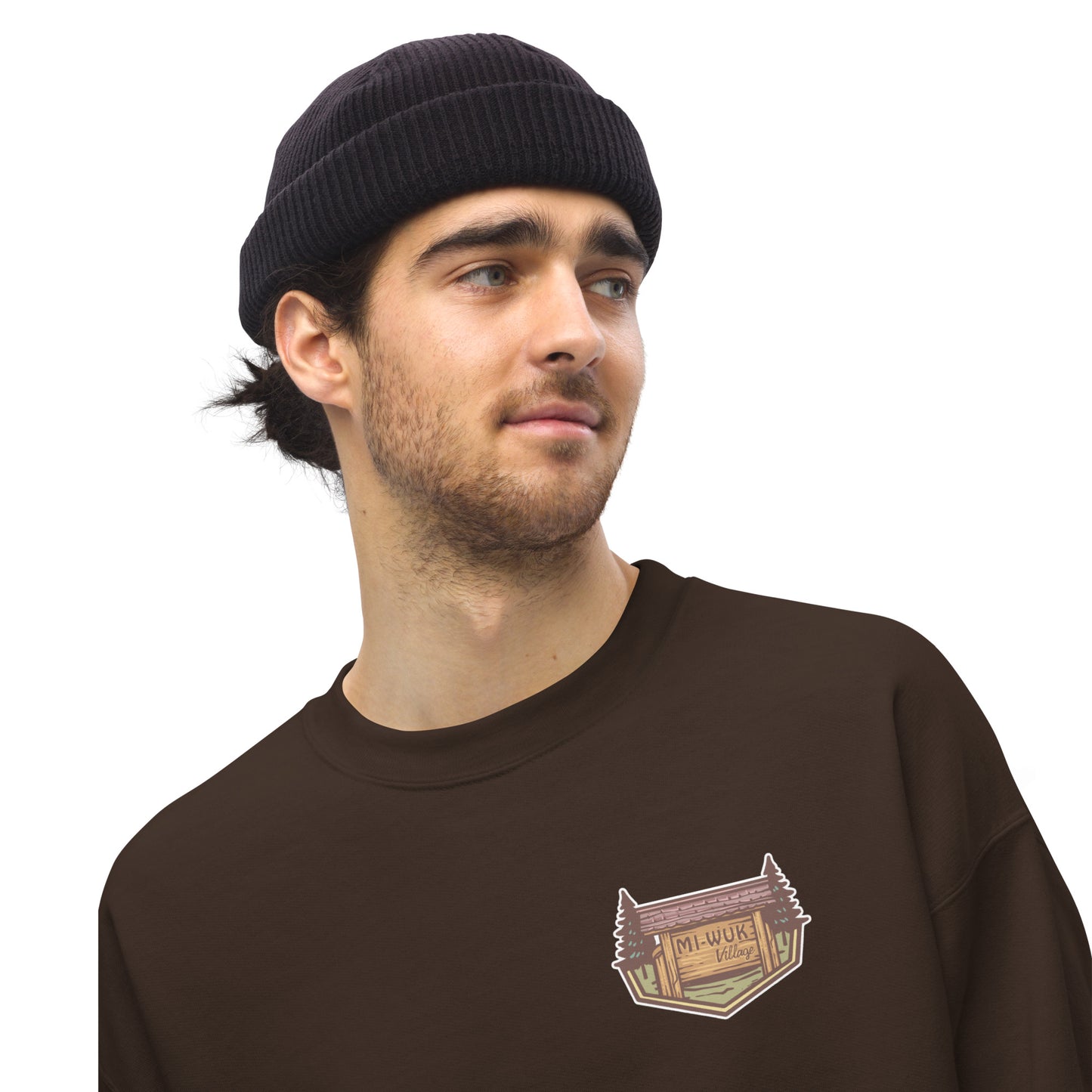 Mi Wuk Village Sweatshirt, Sierra Nevada Crewneck, Upcountry California Apparel