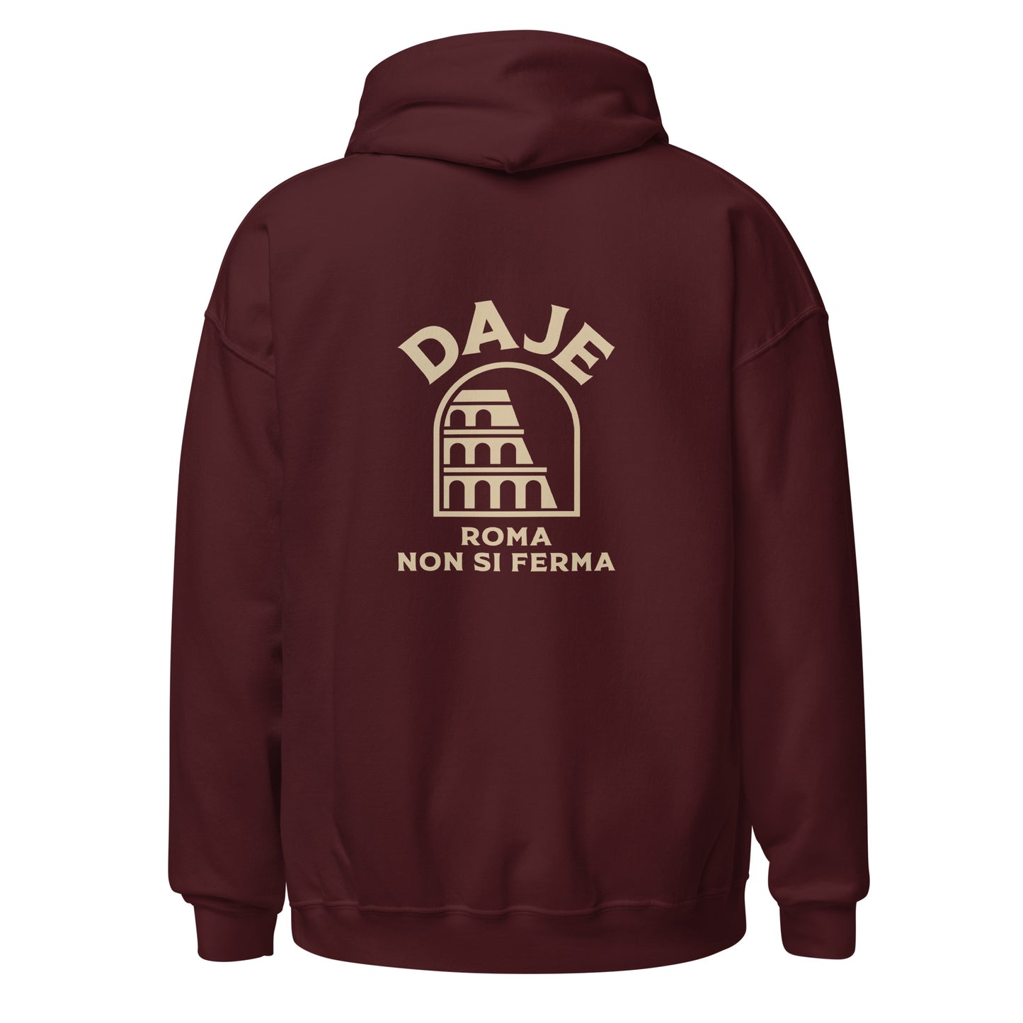 Daje Roma Hoodie • Italian Slang Sweatshirt • Rome Streetwear • Roma Non Si Ferma