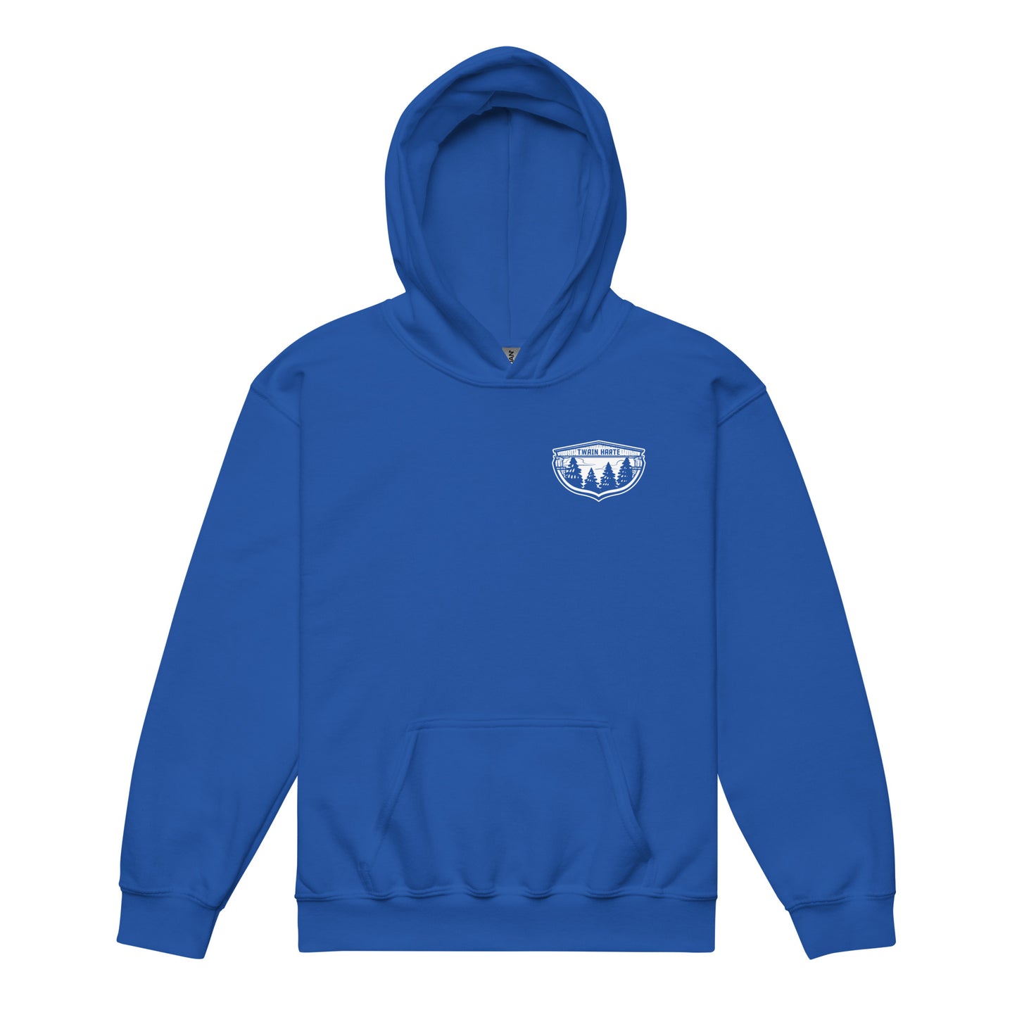 Twain Harte Youth Hoodie • Front & Back Logo • Sierra Nevada Mountain Town Apparel